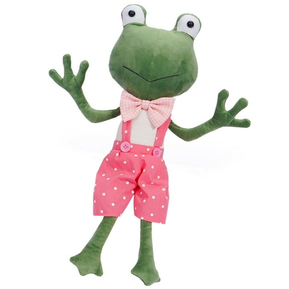 15Inch Frogs Plush Dolls Soft Stuffed With Long Legs Spring Plush Toy For Home Office Seasonal Decoratio
