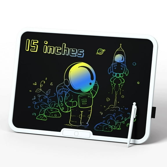 15Inch LCD Writing Tablet for Kids, Educate and Learn Children's Drawing Board Toys, Toys for Ages 2-6, Reusable Portable Drawing Tablet, Children's Gift