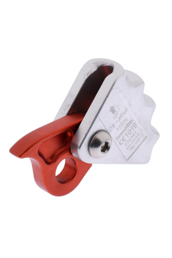 15KN Safety Outdoor Rock Climbing Tree Arborist Caving Fall Gear Equipment Rope Grab for 9-12mm Rope, Outdoor Sports