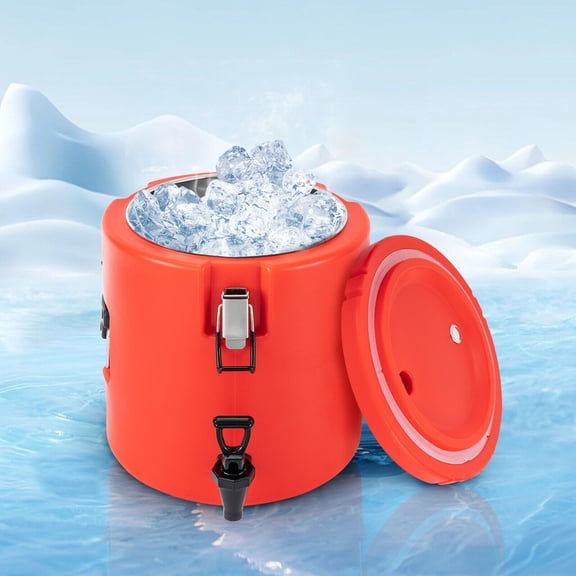 15L/3.7gal Wedding Beverage Dispenser Hot &Cold Drinks Insulated Beverage Server