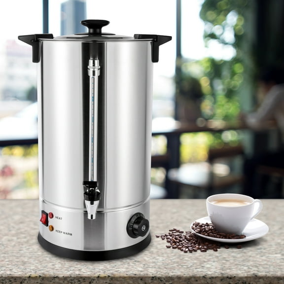 15L/3.96gal Premium Commercial Coffee Machine Large Stainless Steel Coffee Maker