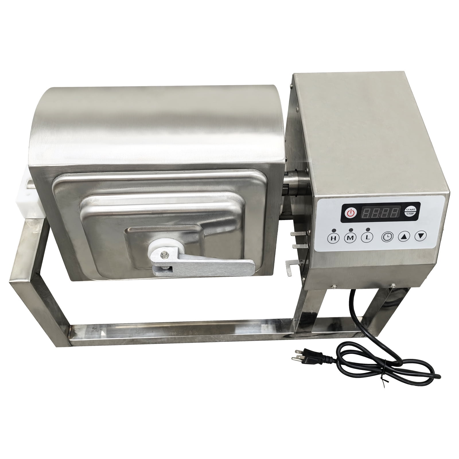 15L Circular Meat Vegetable Tumbler Marinator Rotatable Marinating Machine Stainless Steel