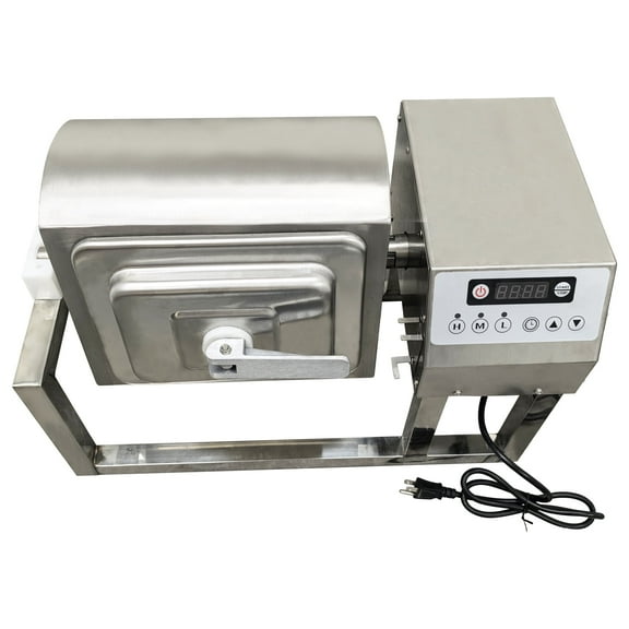 15L Circular Meat Vegetable Tumbler Marinator Rotatable Marinating Machine Stainless Steel