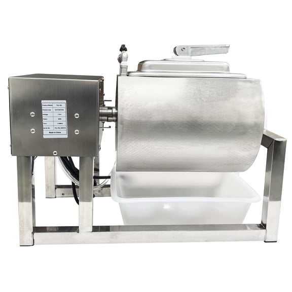 15L Circular Meat Vegetable Tumbler Marinator Rotatable Vacuum Marinating Machine 110V