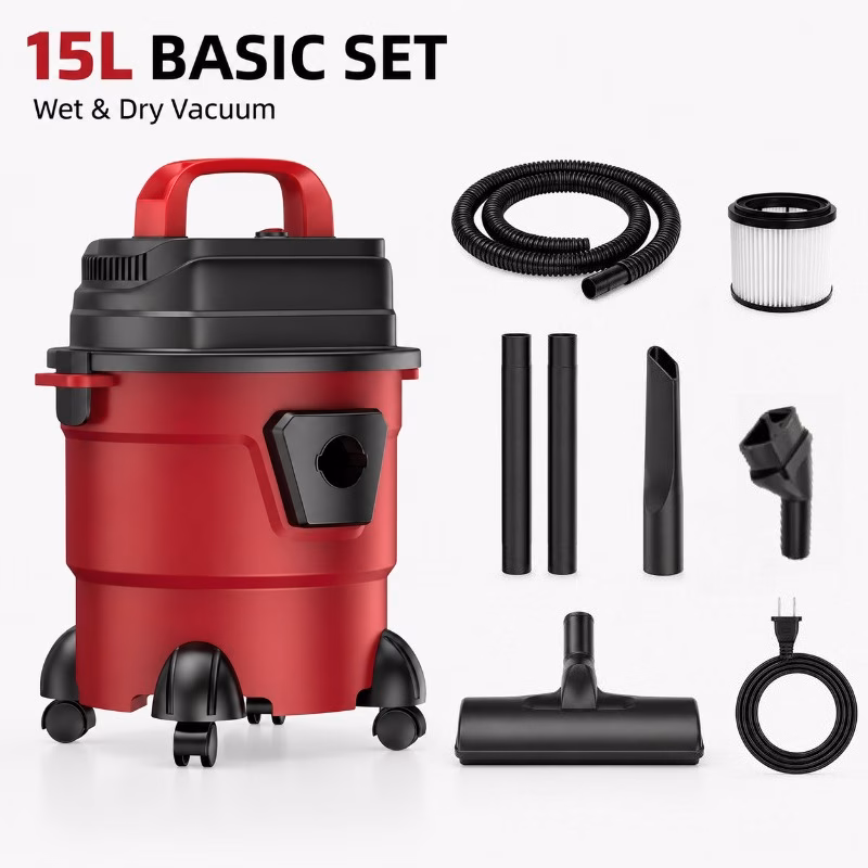 15L Floor Care Upright Vacuum Cleaner Featuring Strong Suction, Water Absorption and High-Efficiency Filtration Structure, Household & Kitchen Supplies Practical Vacuum Cleaner for Home and Kitchen D