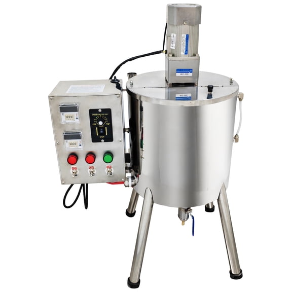 15L Heating Mixing Filling Machine Stirring Tank Lipstick Liquid Paste Filler 220V
