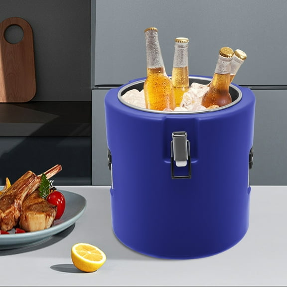 15L Insulated Stainless Steel Soup Container with Leak-Proof Lid 24-Hour Heat & Cold Retention, Large Capacity for Home, Office & Outdoor Use