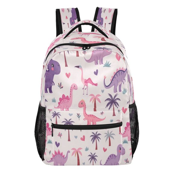 15L Large Laptop Backpack Lightweight Multi Pocket Travel Bag for Men Women Business Commuter, Tropic Dino Printed