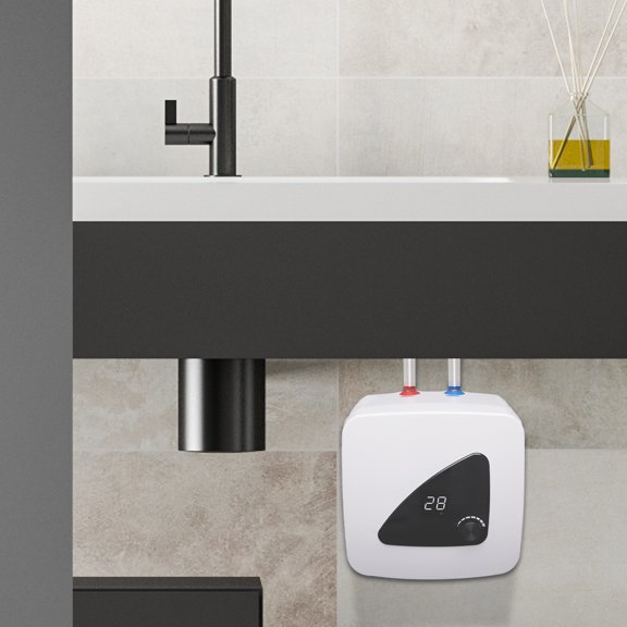 15L Mini Electric Hot Water Heater Kitchen Under Sink+Exhaust Pipe 1500W Device