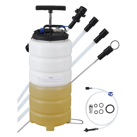 15L Oil Extractor Pump, Pneumatic & Manual Fluid Extractor，Up to 1.8L ...