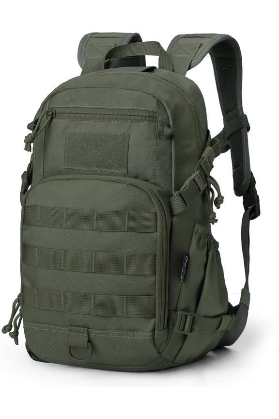 15L Ranger Green Modular Daypack Backpack for Hiking, Cycling, and Biking