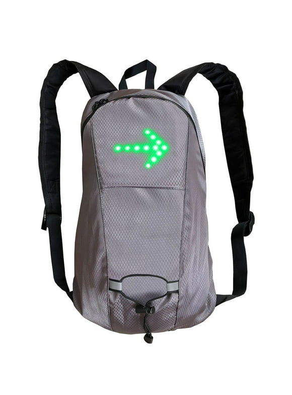 15L Safe Cycling LED Wireless Remote Control Turn Signal Lamp Backpack Bag
