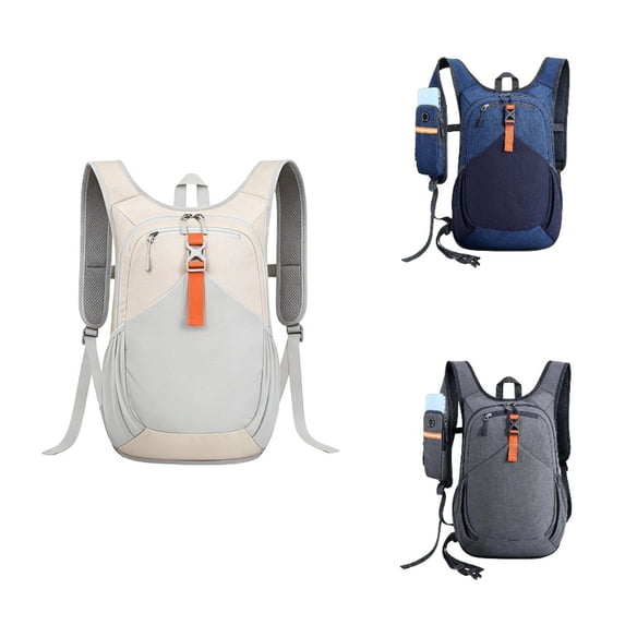 15L Small Hiking Backpack for Men Women Foldable Packable Back Pack Ultralight Hiking Daypack for Travel Camping Outdoor, Beige,Grey,Blue