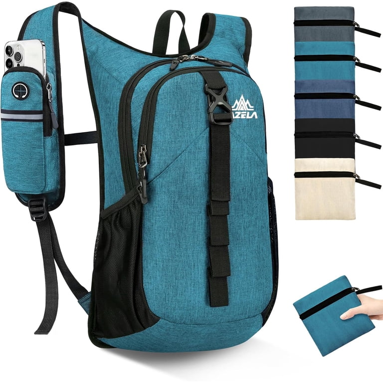 15L Small Hiking Backpack for Women Men, Foldable Packable Backpack with Phone Pocket, Lightweight Travel Daypack for Hiking Camping Outdoor (Black) - Walmart.com 15L Small Hiking Backpack for Women Men, Foldable Packable Backpack with Phone Pocket, Lightweight Travel Daypack for Hiking Camping Outdoor (Black) - Walmart.com
