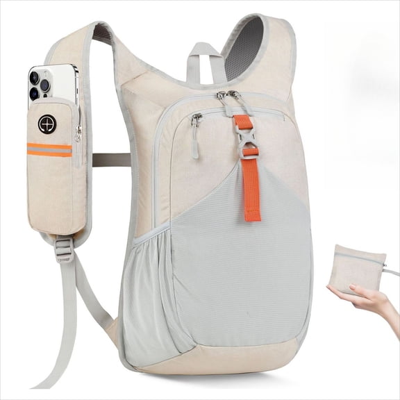 15L Ultra Light Foldable Hiking Backpack, Waterproof Packable Daypack for Camping, Travel & Sports
