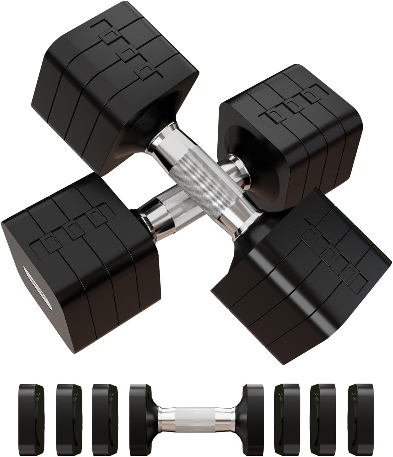 Sagsewful Adjustable Dumbbells Set Of 2, 5 Levels Hand Weights Set