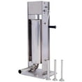thumbnail image 1 of 15LBS/7L Capacity Vertical Meat Filler, Heavy Duty Dual Speed Stainless Steel Sausage Maker Machine With 4 Nozzle For Home And Commercial Use, 1 of 7