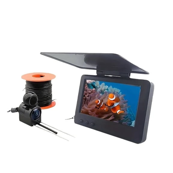 15M/20M/30M Fish Finder Underwater Fishing Camera 4.3" LCD Monitor Camera for Fishing ,Essential Tool for Anglers