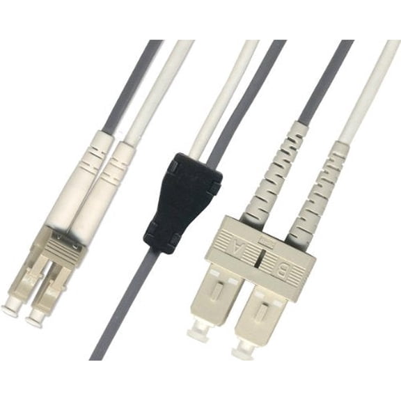 15M LC-SC Duplex Armored Multimode 62.5/125 Fiber Optic Cable
