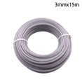 thumbnail image 1 of 15M Long Trimmer Wire Cord Line 3Mm Steel Wire Gray For Strimmer Brushcutter, 1 of 7