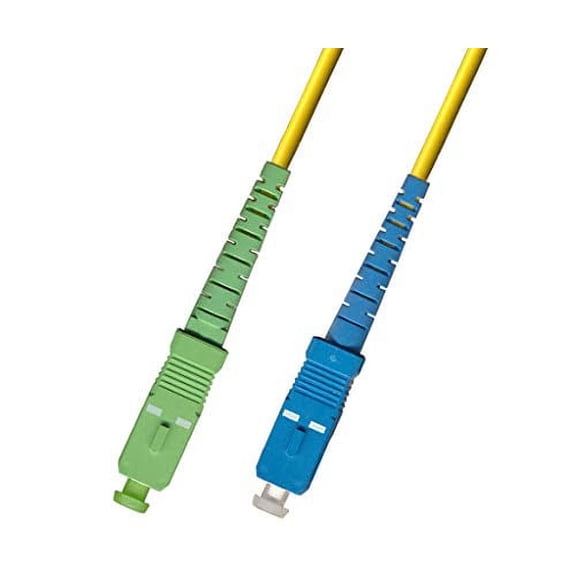 15M - Singlemode Simplex Fiber Optic Cable (9/125) - SC/APC to SC/UPC