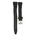 thumbnail image 1 of 15MM ALL BLACK RUBBER SPORT WATCH BAND STRAP IRONMAN TRIATHLON, 1 of 2