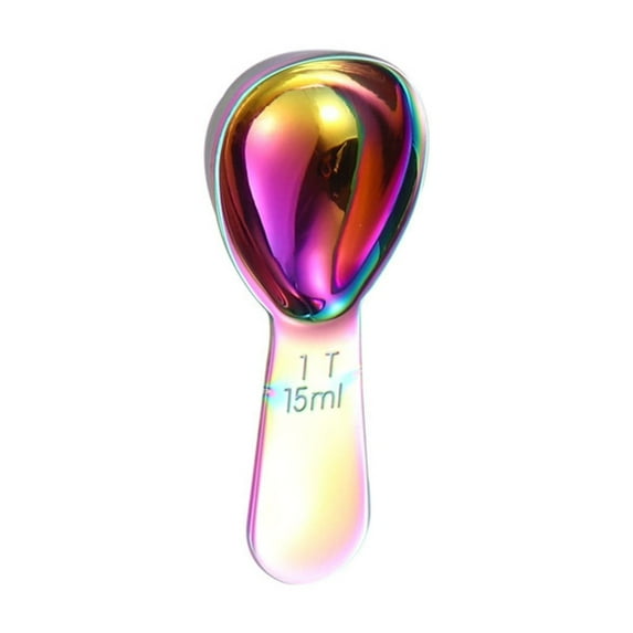 15Ml Stainless Steel Measuring Spoon, 304 Stainless Steel Seasoning Spoon With Short Handle For Tea, Coffee Beans, Cooking, Baking - 1T Capacity, Durable Metal Spoon For Kitchen