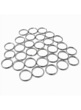 1/2 Inch Split Key Rings,Stainless Steel Dog Tag Ring,Small Key Chain Ring  for Craft,Car Keys,Women and Men Car Key Rings - Pack of 60 Pcs