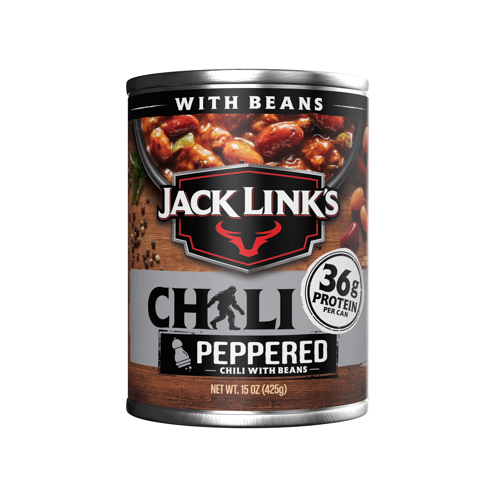 Jack Link's Chili, Hickory Flavored with Beans, 15 oz Can, Easy
