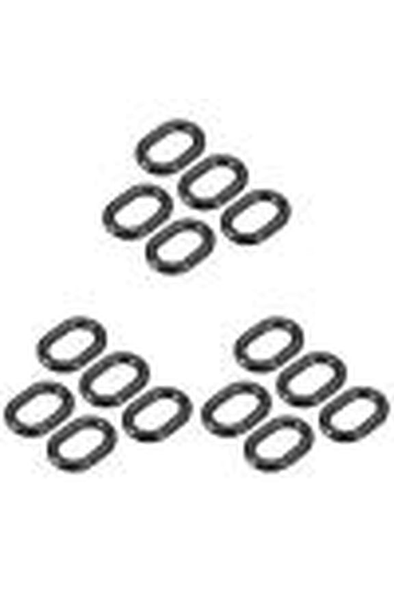 15PC(9PC 1.38x0.87 Inch,6PC 1x0.47 Inch)Oval Spring Ring Clips Metal Keyring Purse Clip,Heavy Duty Opening O Ring Carabiner for Keychains Backpacks Keys - Small Oval Carabiner for Paracord Lanyard