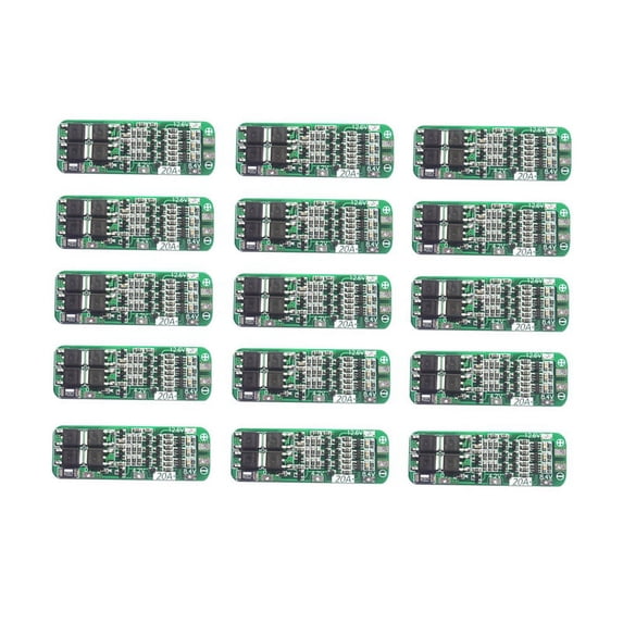 15PCS 3S 20A Lithium Battery 18650 Charger PCB Protection Board 18650 Li-Ion Battery Charging Module 11.1V 12V 12.6V