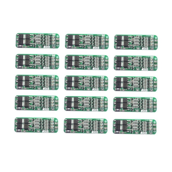 15PCS 3S 20A Lithium Battery 18650 Charger PCB Protection Board 18650 Li-Ion Battery Charging Module 11.1V 12V 12.6V