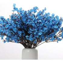 15PCS Artificial Baby Breath Flowers Fake Silk Real Touch DIY Floral Bouquets Decor Wedding Party Decoration Arrangements-Burgundy