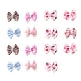 15PCS Baby Girl None Bow Tie Hair Clip Mixed 15 Color Small Toddlers