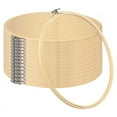 thumbnail image 1 of 15PCS Bamboo Embroidery Hoops Set, 12 Inch Embroidery Hoop Adjustable in Bulk for Needlework, Sewing and Crafts, 1 of 7