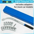 thumbnail image 1 of 15PCS  Belt Tensioner Pulley Removal Tool Kit, 12-Point 12-19mm Serpentine Belt Wrench Set, 1 of 8