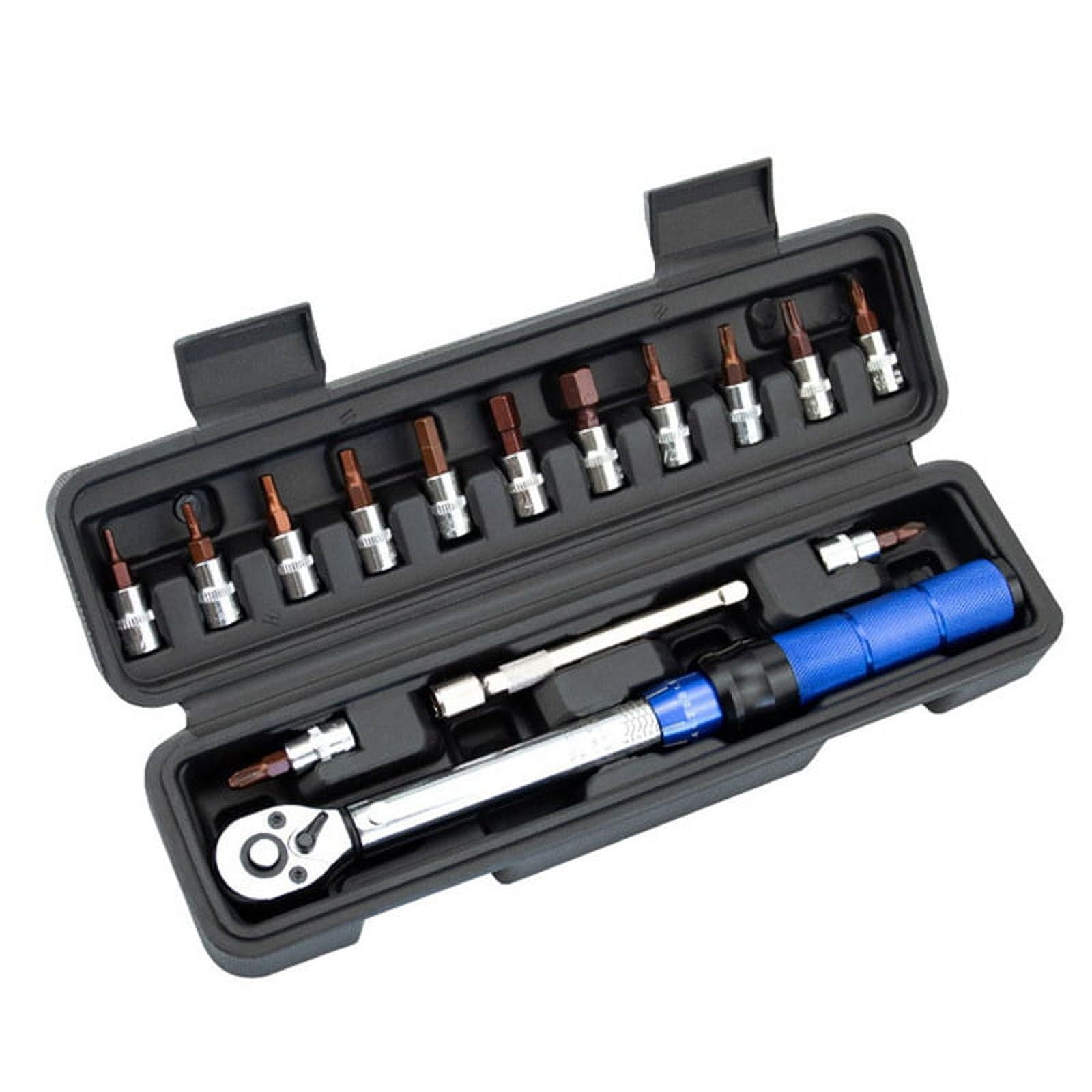 15PCS Bike Torque Wrench Set 1/4inch 224Nm Bike Wrench Hex Key Tool