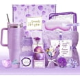 thumbnail image 1 of 15Pcs Birthday Gifts for Women, Relaxing Spa Gifts Baskets for Her, Care Package with Luxury Flannel Blanket and 40 oz Tumbler, Valentines, Mothers Day, Women's Gift for Mom, Wife, Friends, 1 of 8