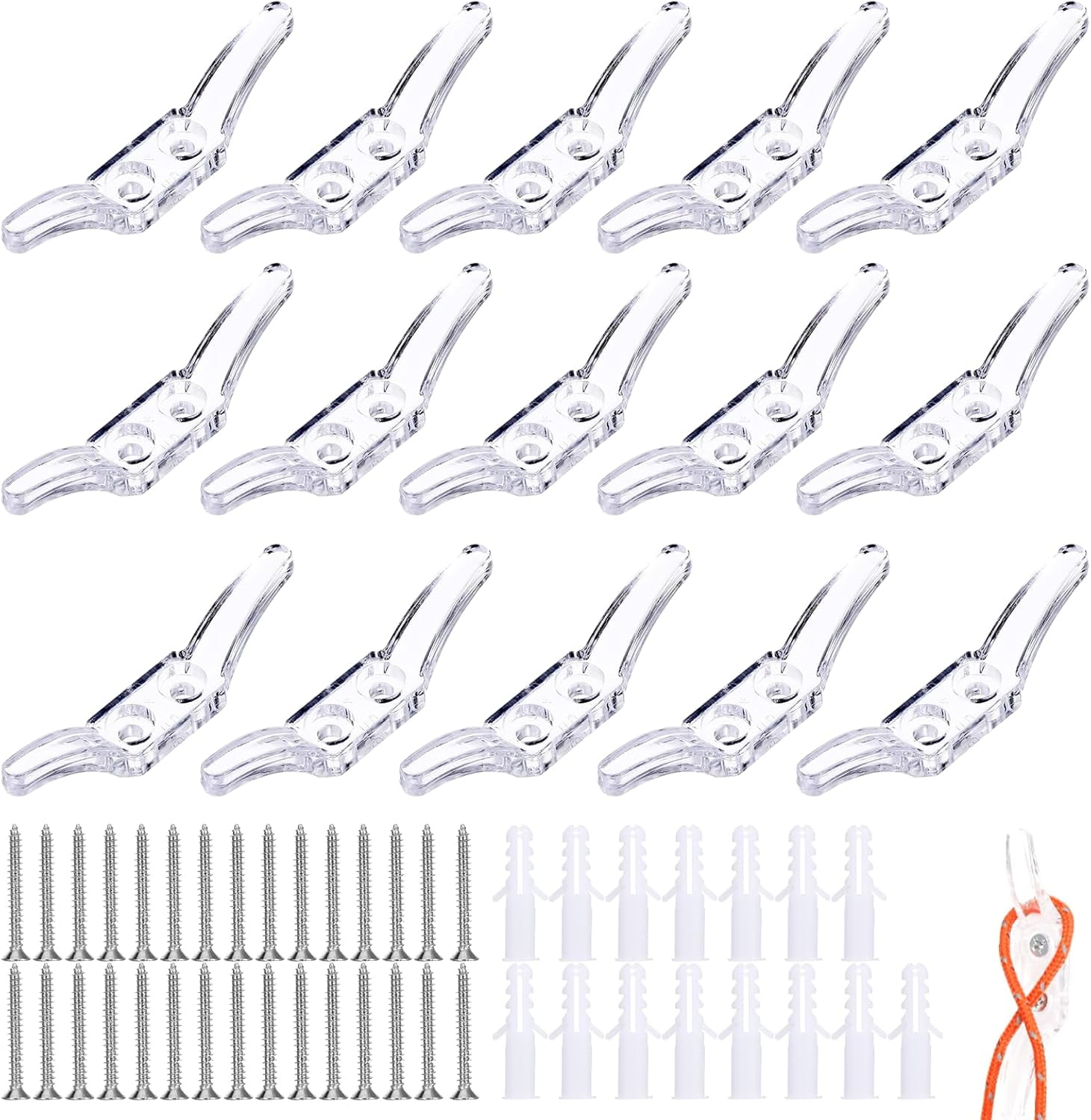 15PCS Blind Cord Winders, Blind Cord Holder, Cord Cleats for Blinds ...