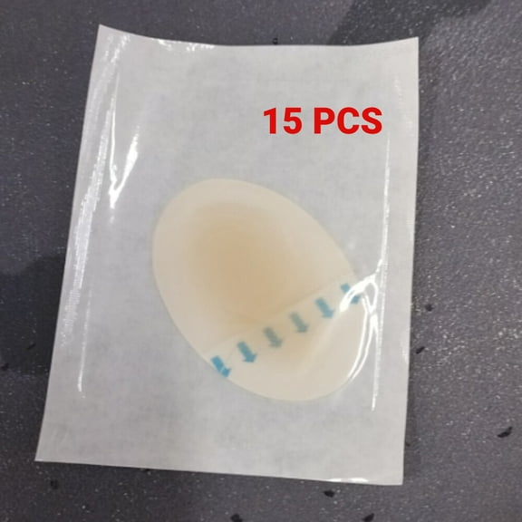 15PCS Blister Bandages, Cushion Waterproof Hydrocolloid Foot Toe Heel Pad, Gel