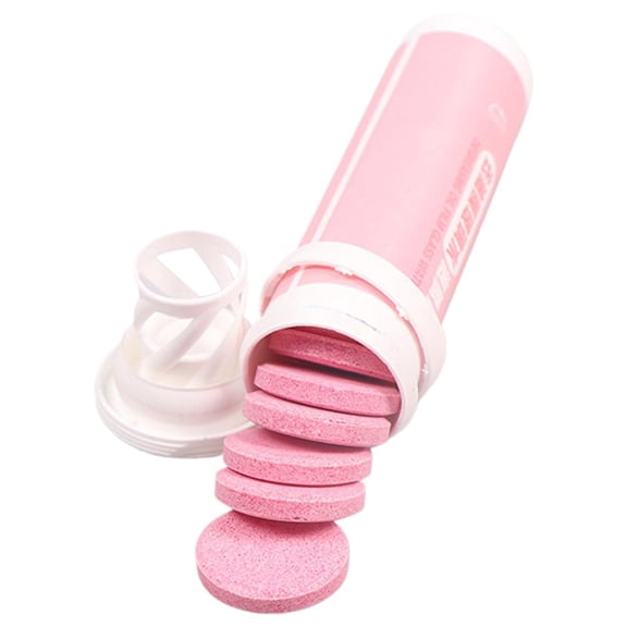 15PCS Car Glass Water Foaming Tablets, Car Windshield Washer Fluid Concentrated Clean Tablets, Car Windshield Washer Tablets, Car Windshield Cleaner Automotive Glass Cleaner For Car Windows - Pink