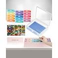 thumbnail image 1 of 15PCS Diamond Painting Storage Containers Trays, Diamond Painting Accessories Diamond Painting Trays with Lids, 2-in-1 Diamond Art Storage and Trays, Bead Storage & Line-UP, 1 of 15