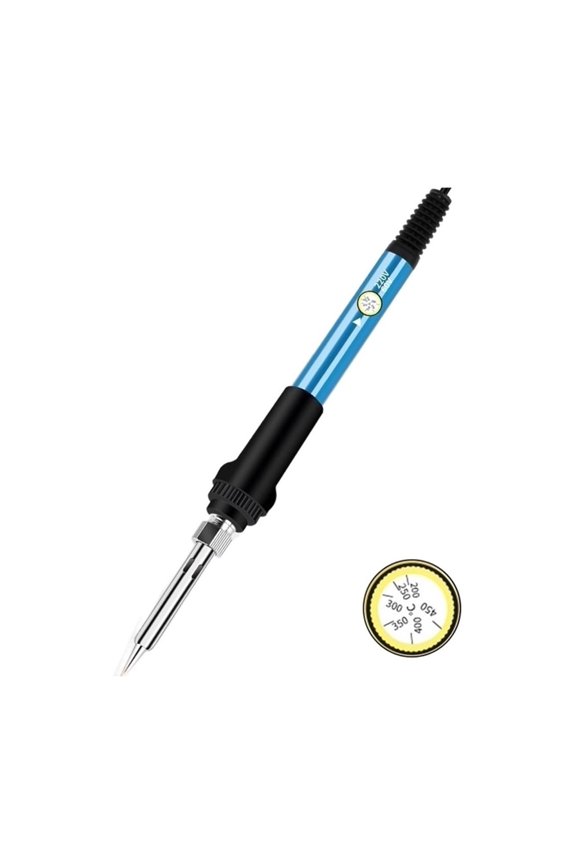 15PCS Electric Solder Iron Temperature Adjustable, Soldering Iron Rework Station Kit Handle Heat Pencil, Welding Repair Tools