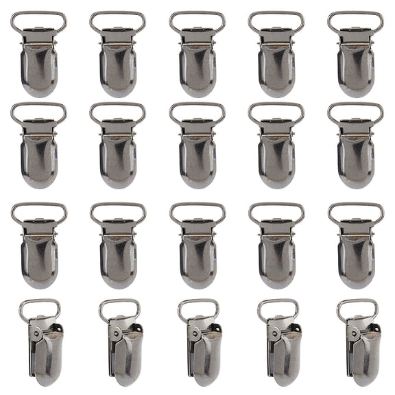 15PCS Iron Heavy Duty Rug Hanging Clips 3.5x2.3cm Black No Slip Suspender Clips Sheet Straps Holder Fasteners Rugged Fasteners Rug Grippers Clip for DIY