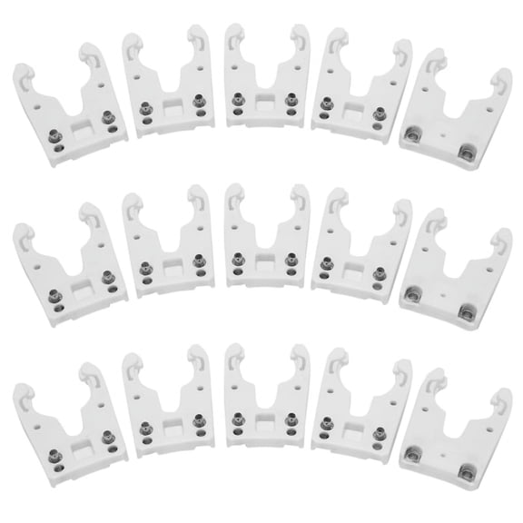 15PCS/Lot ISO30 Tool Holder Clamp Iron+ABS Flame Proof Rubber Claw