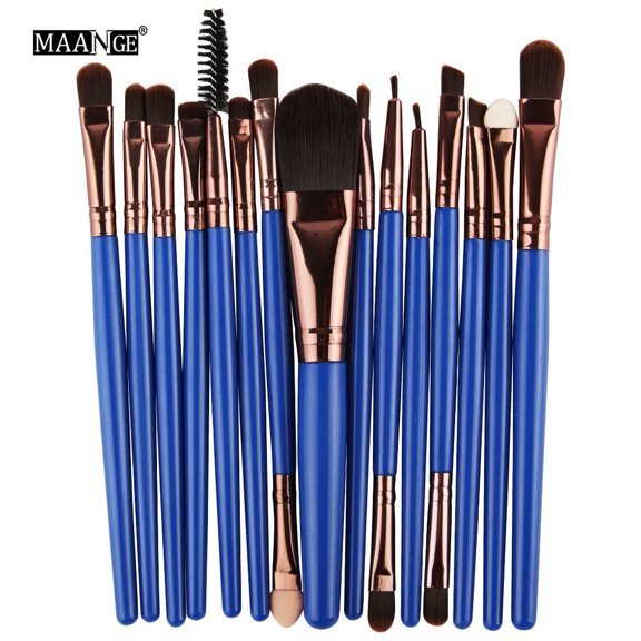 15PCS Makeup Brush Set - Foundation Eyeshadow Powder Lip Concealer Brush Kit, Make Up Brushes Set, Makeup Brushes & Tools, Professional Makeup Brush Set, Small Cosmetic Brush Set for Women
