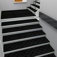 thumbnail image 1 of 15PCS Non-Slip Stair Treads | Large Size Carpet Runner with Reusable Adhesive | Indoor Safety Rug for Kids, Elders & Pets | Easy to Clean Polyester Mat, 1 of 7
