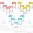 thumbnail image 1 of 15PCS Novelty Mini Milk Bottle Shaped Empty Lip Gloss Tube Bulk Refillable Bottles with 2 Funnels 2 Transfer Pipettes for DIY DIY Lip Gloss Containers Cosmetics 7ml/0.24oz, 1 of 5