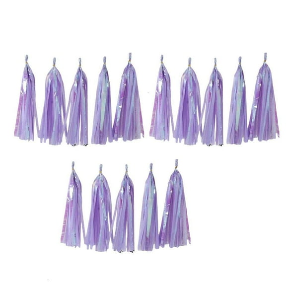 15PCS Reusable Paper Tassels Garland Pack Of 3 Creative DIY Craft For Birthdays Weddings Baby Showers Theme Decoration