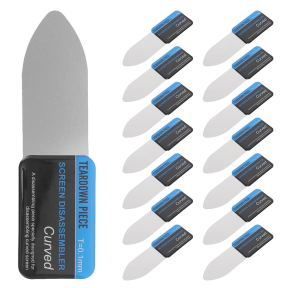 DEEPCRAFF 15Pcs Steel Screen Opener Tool with Comfortable Grip for Phone Disassembly